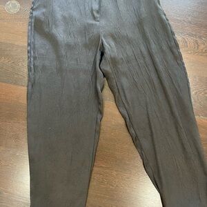 Zara Black Dress Pants with Straight-Leg Fit